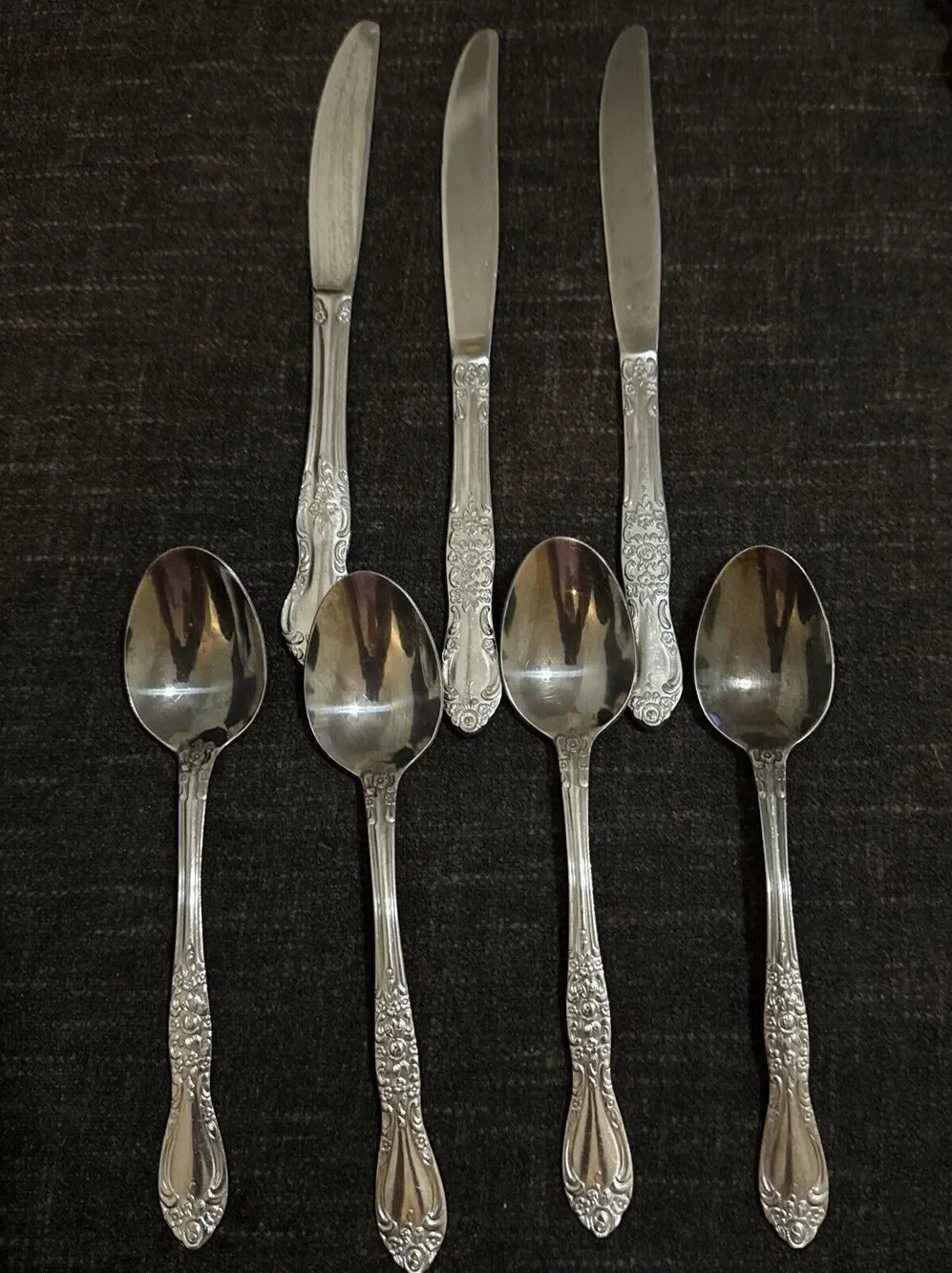 Northland Carolina Stainless Flatware, Korea, 7 Pieces
